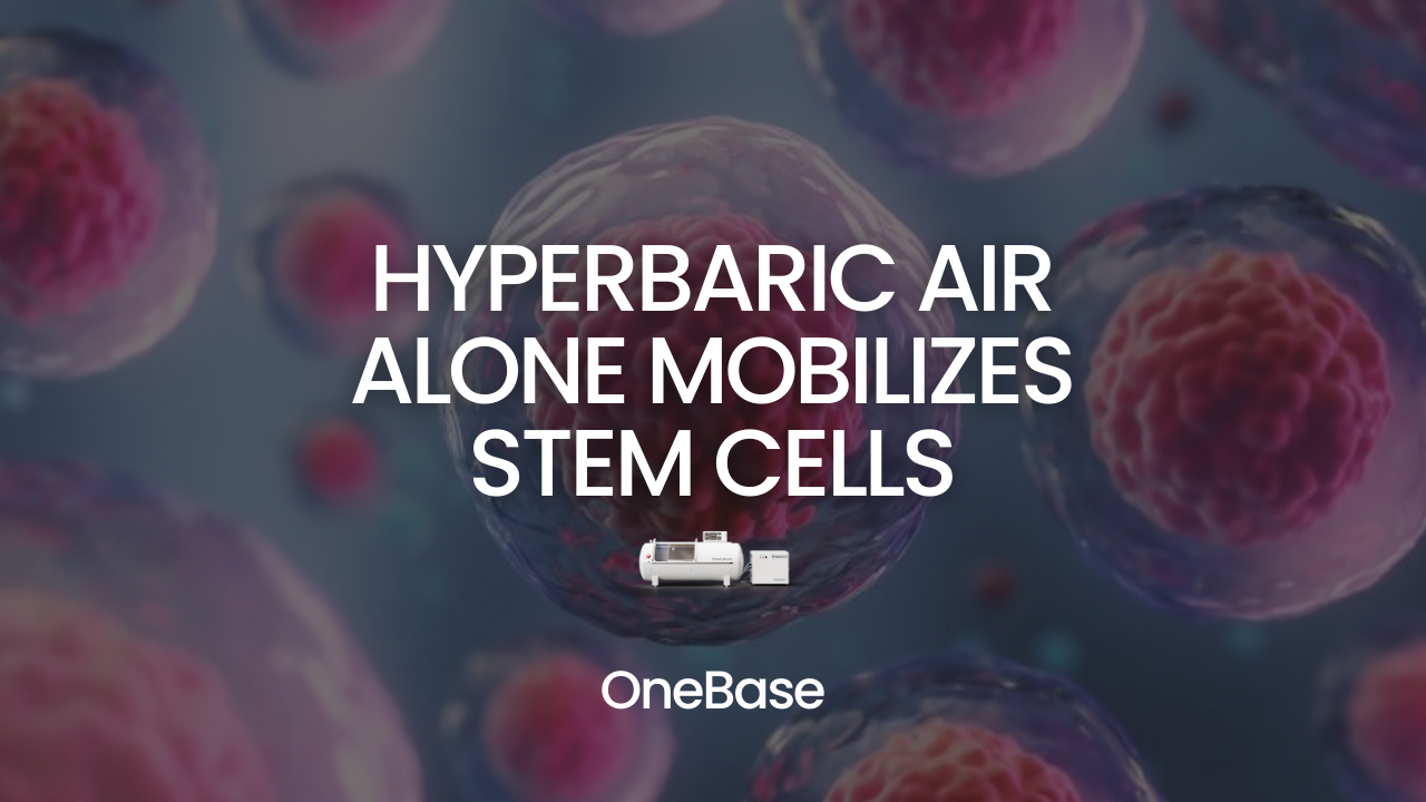 Stem Cell Mobilization Is Enhanced with Higher Pressure Oxygen